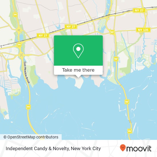 Independent Candy & Novelty map