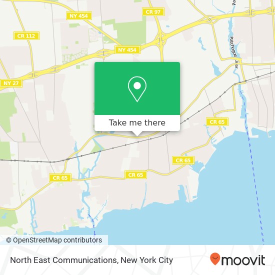 North East Communications map