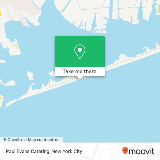 Paul Evans Catering map