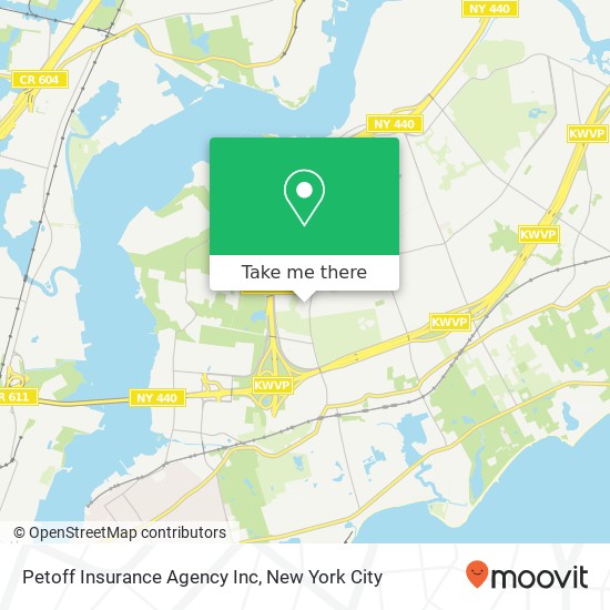 Mapa de Petoff Insurance Agency Inc