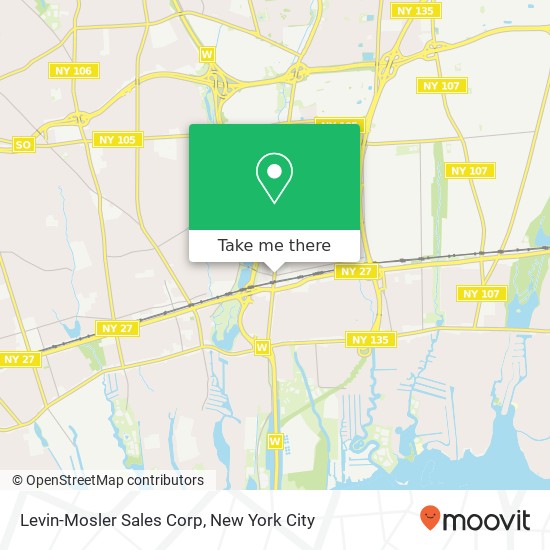 Mapa de Levin-Mosler Sales Corp
