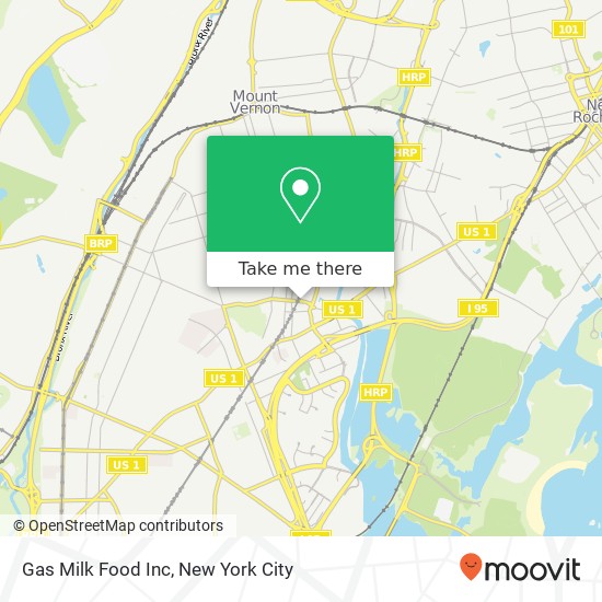 Gas Milk Food Inc map