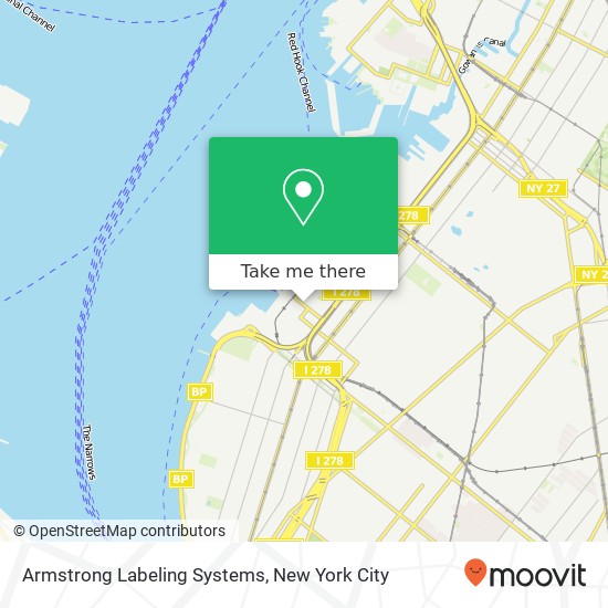 Armstrong Labeling Systems map