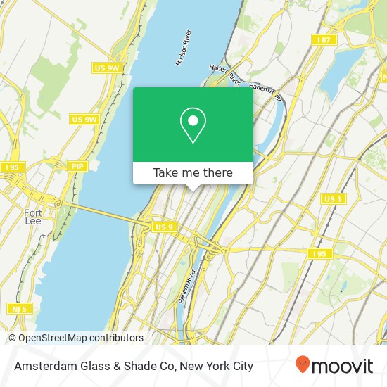 Mapa de Amsterdam Glass & Shade Co