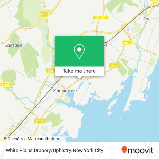 White Plains Drapery/Uphlstry map