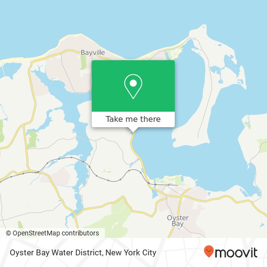 Mapa de Oyster Bay Water District