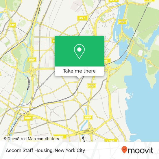 Mapa de Aecom Staff Housing