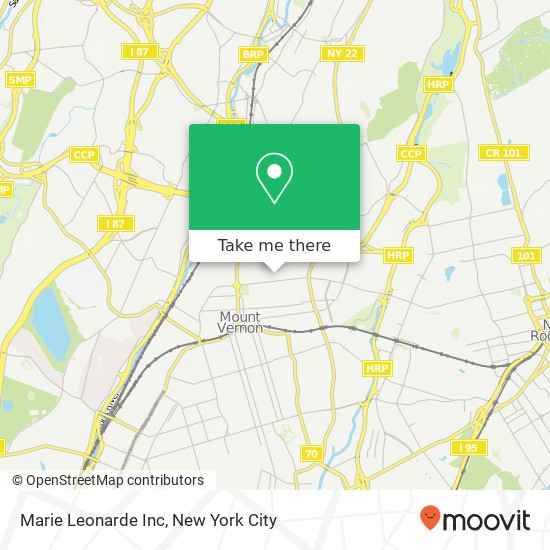 Marie Leonarde Inc map