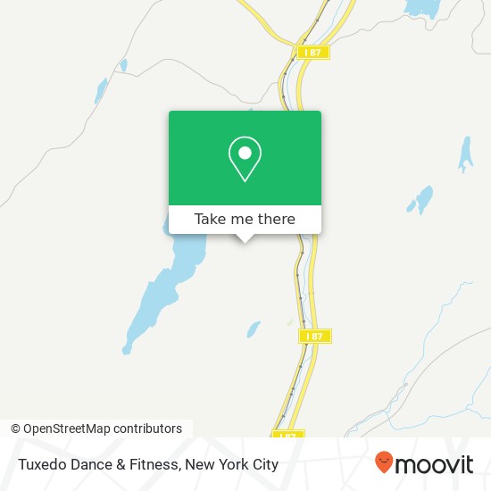 Tuxedo Dance & Fitness map