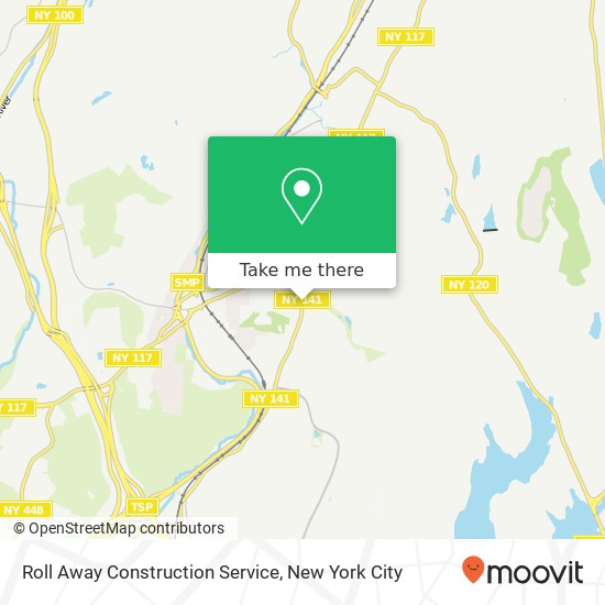 Roll Away Construction Service map