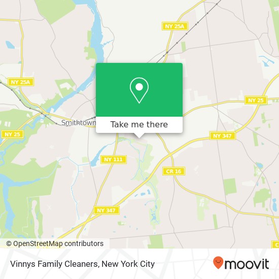 Mapa de Vinnys Family Cleaners