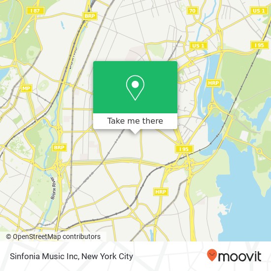 Sinfonia Music Inc map