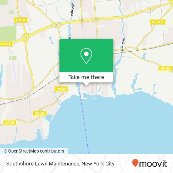 Southshore Lawn Maintenance map