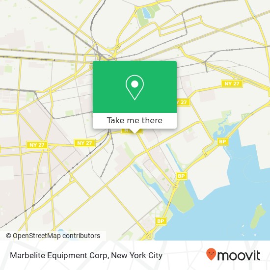 Mapa de Marbelite Equipment Corp