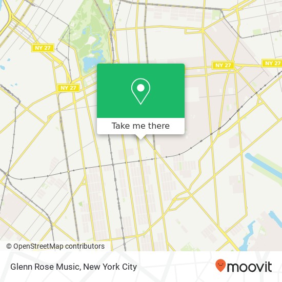 Glenn Rose Music map