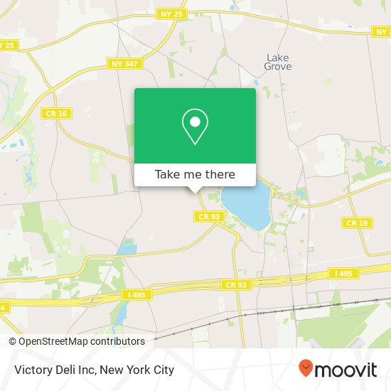 Victory Deli Inc map