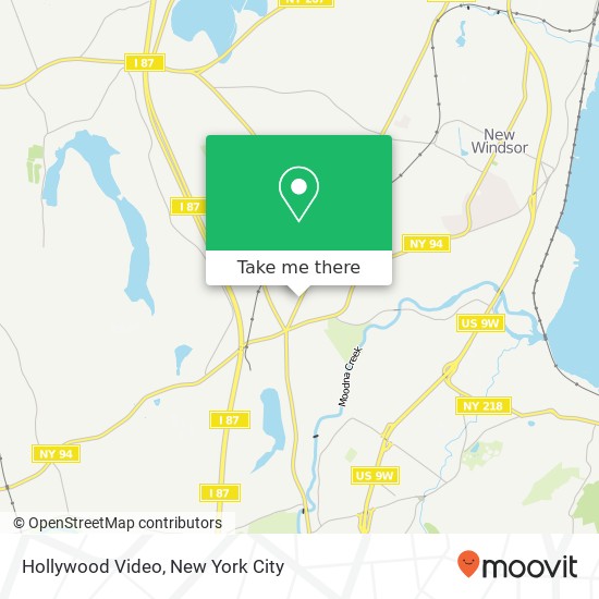 Hollywood Video map