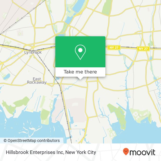 Mapa de Hillsbrook Enterprises Inc