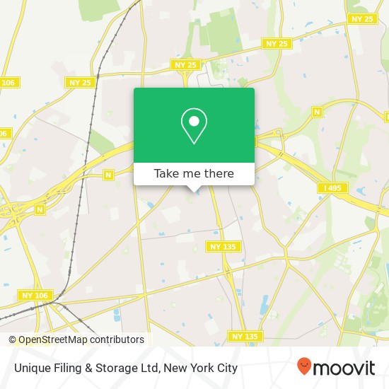 Mapa de Unique Filing & Storage Ltd