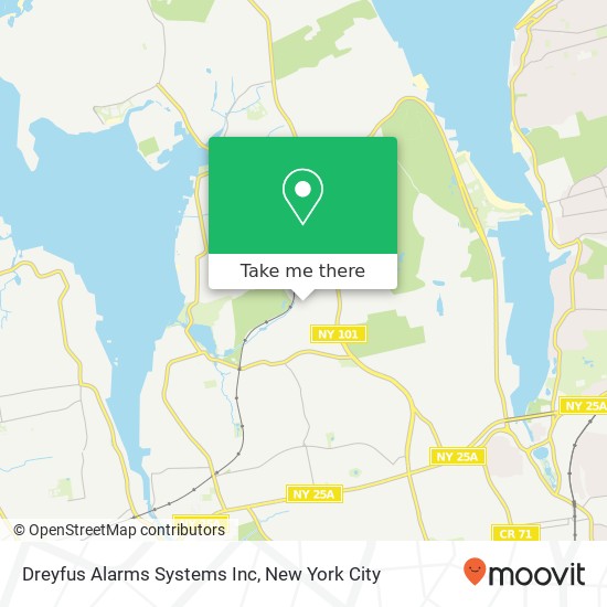 Mapa de Dreyfus Alarms Systems Inc