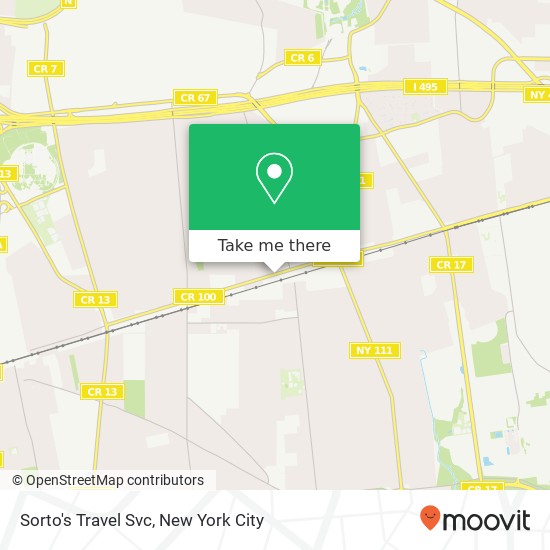 Sorto's Travel Svc map