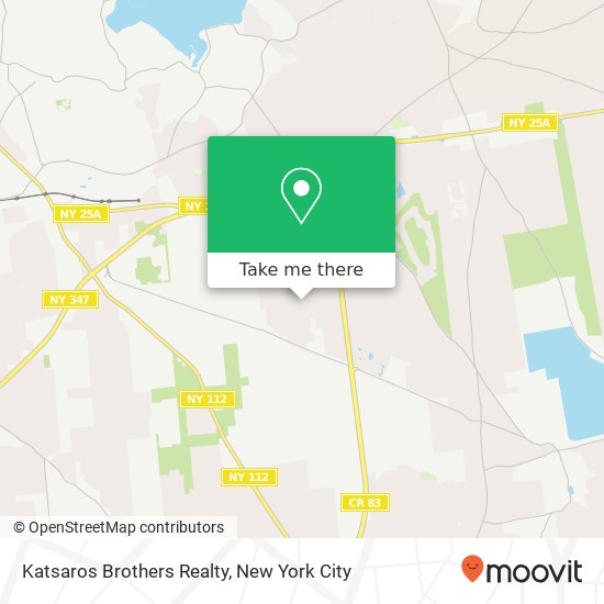 Mapa de Katsaros Brothers Realty