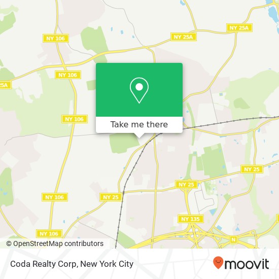 Coda Realty Corp map