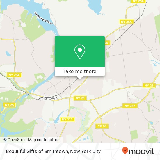 Mapa de Beautiful Gifts of Smithtown