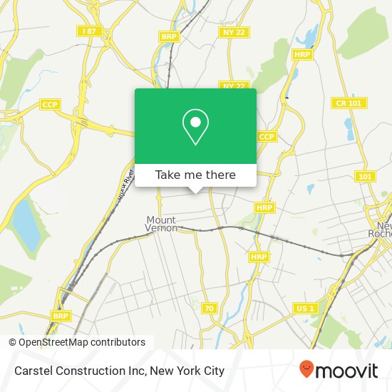 Carstel Construction Inc map