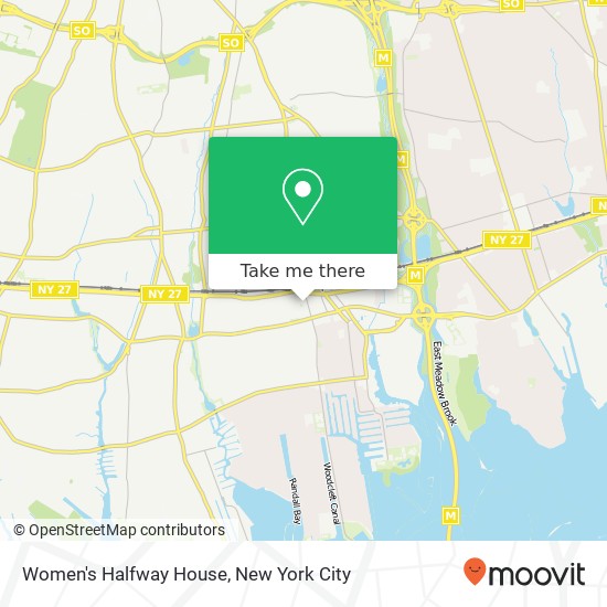 Women's Halfway House map