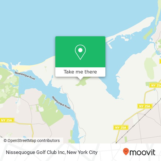 Nissequogue Golf Club Inc map