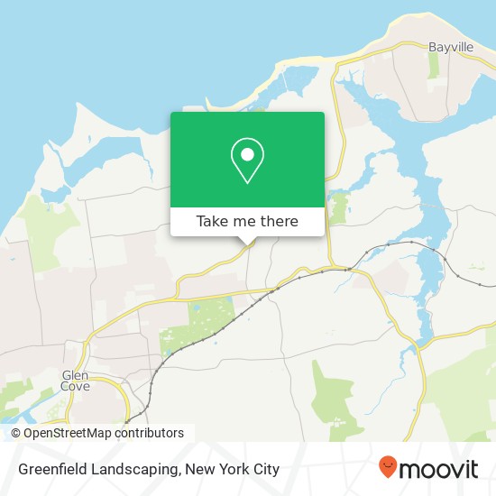 Greenfield Landscaping map
