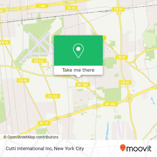 Cutti International Inc map