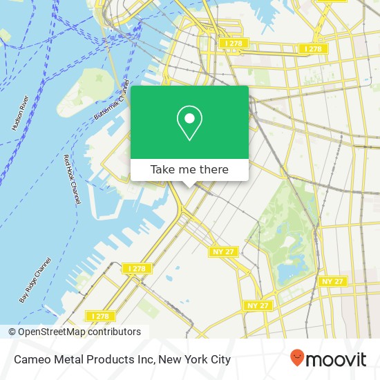 Cameo Metal Products Inc map
