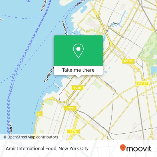 Amir International Food map