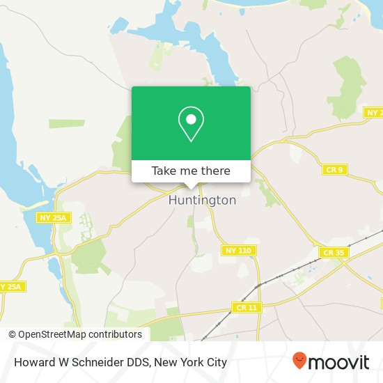 Howard W Schneider DDS map