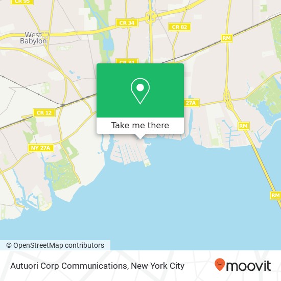 Mapa de Autuori Corp Communications