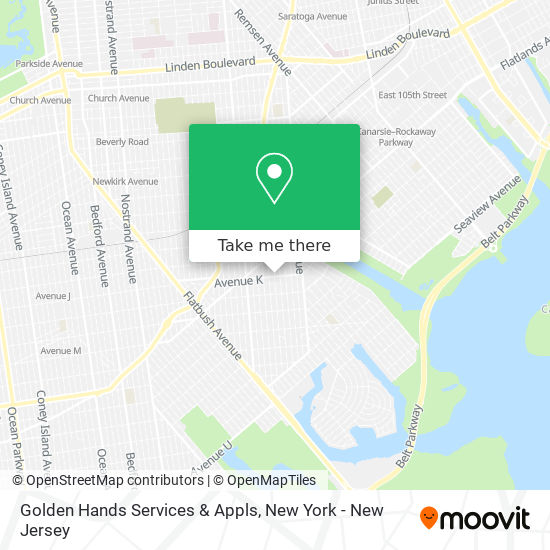 Golden Hands Services & Appls map