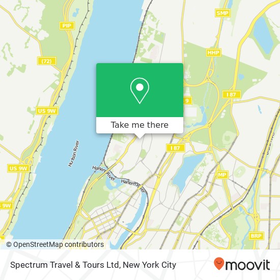 Mapa de Spectrum Travel & Tours Ltd