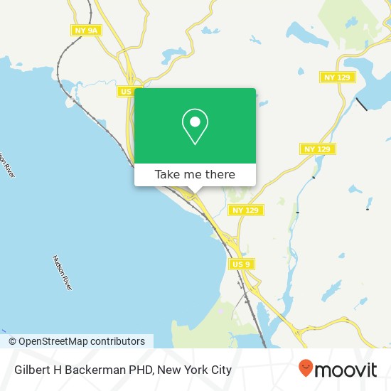 Mapa de Gilbert H Backerman PHD