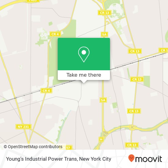 Young's Industrial Power Trans map