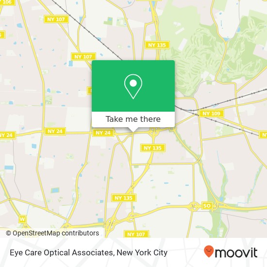 Eye Care Optical Associates map