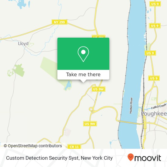 Mapa de Custom Detection Security Syst