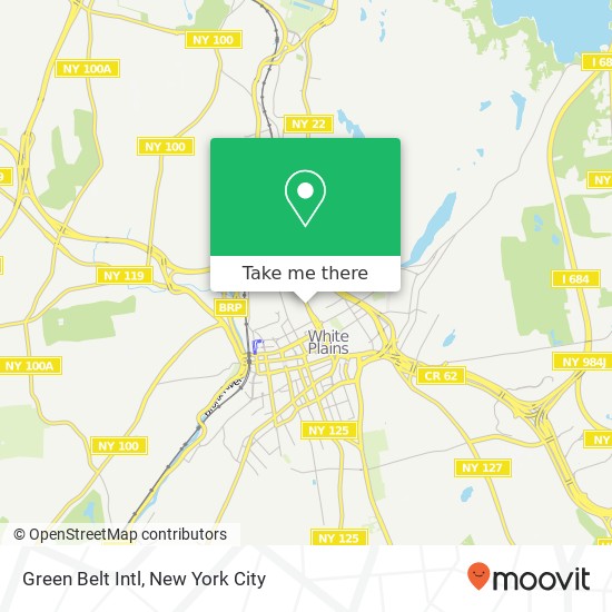 Green Belt Intl map