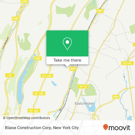 Blaise Construction Corp map