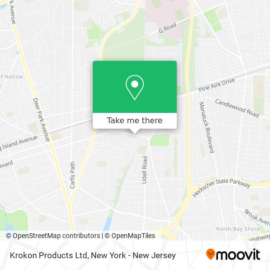 Mapa de Krokon Products Ltd