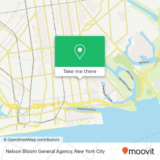 Nelson Bloom General Agency map