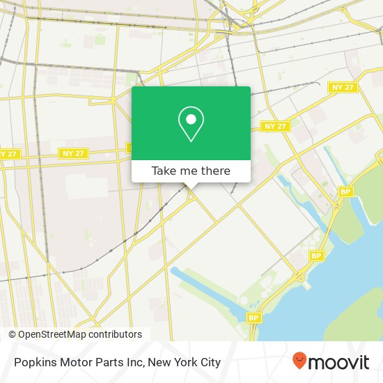 Popkins Motor Parts Inc map