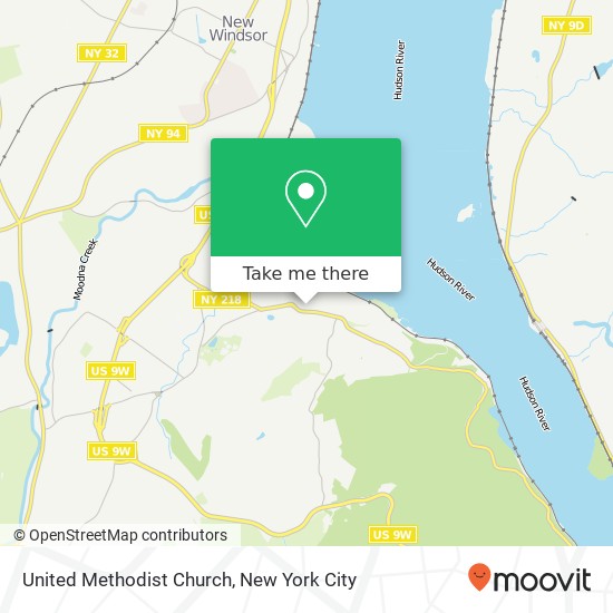 Mapa de United Methodist Church