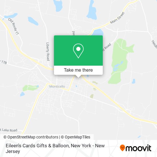 Mapa de Eileen's Cards Gifts & Balloon